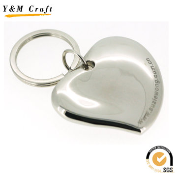 New 3D Heart Shape Metal Key Ring (Y03265)